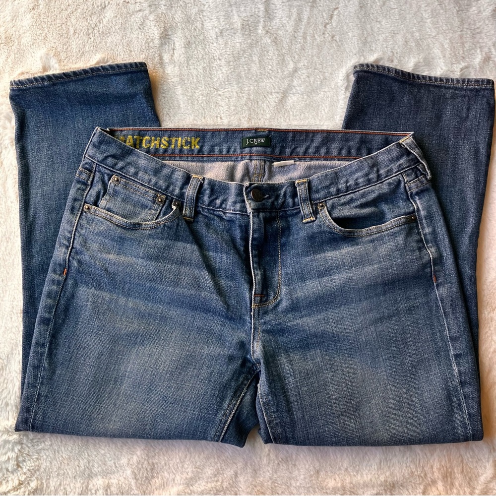 J.CREW MATCHSTICK CROPPED JEANS